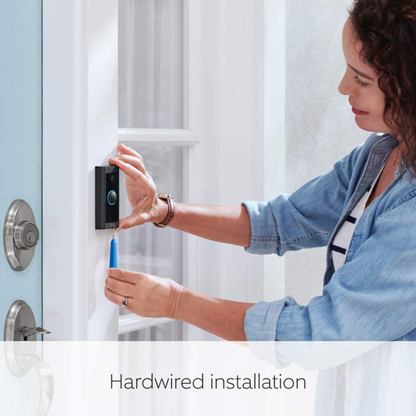 Ring Video Doorbell Wired with Chime – Advanced Motion Detection, Night Vision