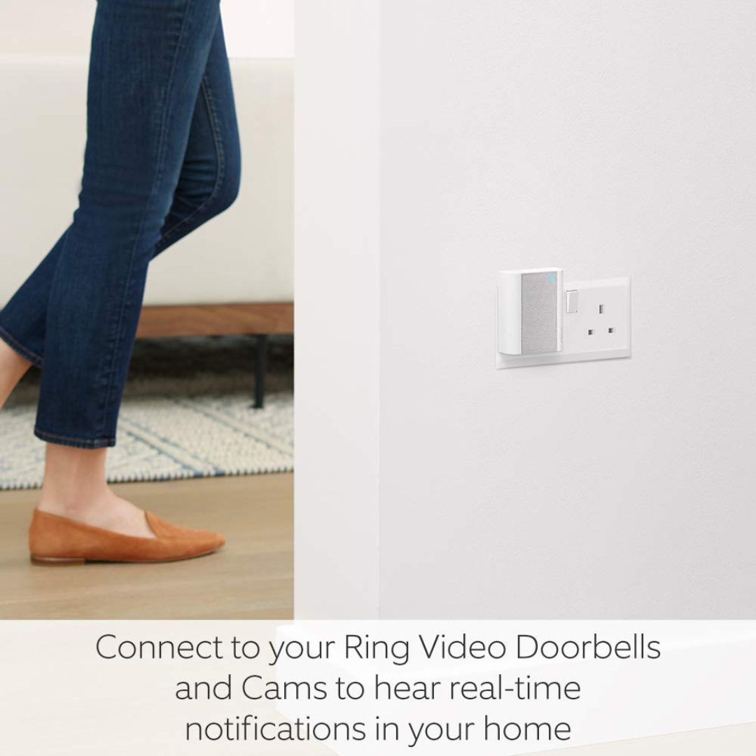Ring Video Doorbell Wired with Chime – Advanced Motion Detection, Night Vision